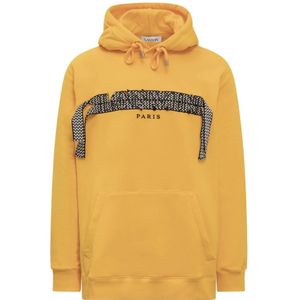 Lanvin, Heren, Sweatshirts & Hoodies, Geel, Maat: XL Katoen,