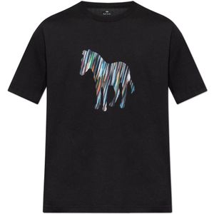 Paul Smith, Heren, Tops, Zwart, Maat: L Katoen,