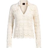 Gebreide Trui - Effen - Knitwear - Lange Mouw - Losse Pasvorm