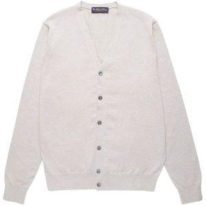 Brooks Brothers, Heren, Truien, Grijs, Maat: S Katoen,