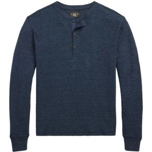 Ralph Lauren, Heren, Tops, Blauw, Maat: S Katoen,