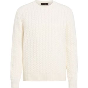 Oscar Jacobson, Heren, Truien, Wit, Maat: M Katoen,