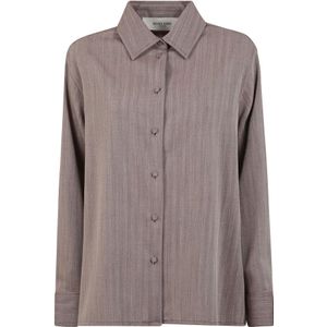 Golden Goose, Dames, Blouses & Shirts, Bruin, Maat: L Wol,