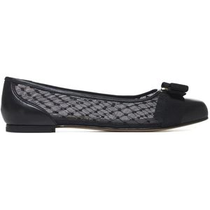 Ferragamo, Dames, Schoenen, Zwart, Maat: 38 EU Leer,