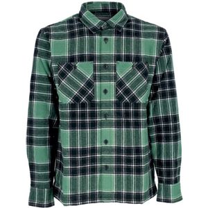 Carhartt Wip, Heren, Overhemden, Veelkleurig, Maat: S Wol,