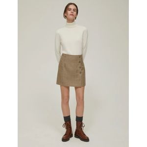 Pennyblack, Dames, Rokken, Beige, Maat: M Wol,