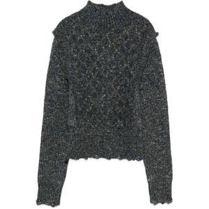 Pinko, Dames, Truien, Grijs, Maat: L Acryl,