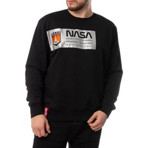 Alpha Industries - Nasa Mars Reflective Sweater - Hoodie - Zwart
