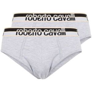 Roberto Cavalli, Heren, Ondergoed, Grijs, Maat: 2XL Katoen,
