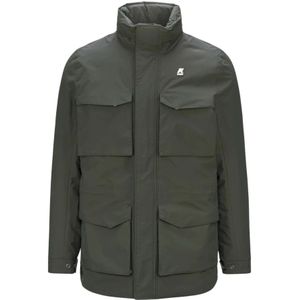 K-Way, Heren, Jassen, Grijs, Maat: M Nylon,