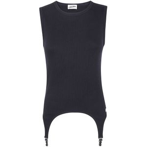 Jean Paul Gaultier, Dames, Tops, Zwart, Maat: XS
