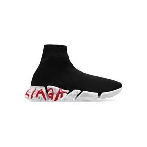 Balenciaga ‘Speed 2.0’ sok sneakers , Black , Heren , Maat: 44 EU