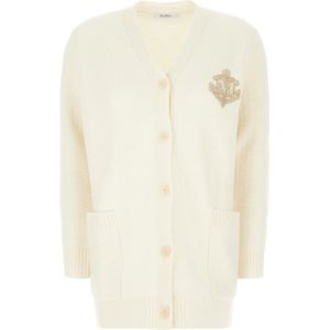 Max Mara, Dames, Truien, Beige, Maat: M Wol,