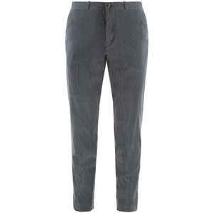 Rrd, Heren, Broeken, Grijs, Maat: L Velours,