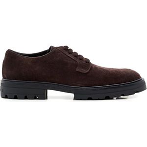 Hogan, Heren, Schoenen, Bruin, Maat: 42 1/2 EU Suède,