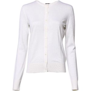 Dolce & Gabbana - Knit Cardigan - Wit - Longsleeves