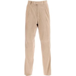 Brunello Cucinelli, Heren, Broeken, Beige, Maat: 2XL