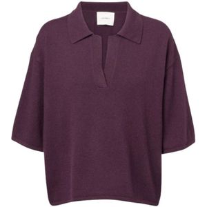 Lisa Yang, Dames, Truien, Paars, Maat: XS