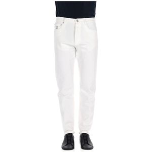 Brunello Cucinelli, Heren, Jeans, Wit, Maat: L Katoen,