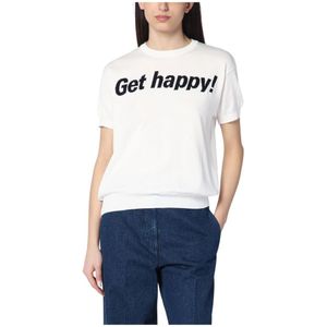 Moschino, Dames, Tops, Wit, Maat: XS