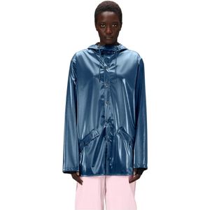 Rains, unisex, Jassen, Blauw, Maat: XS
