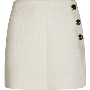 Pinko, Dames, Rokken, Wit, Maat: 2XS Tweed,