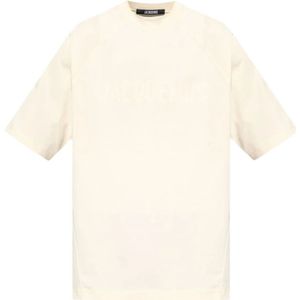 Jacquemus, Heren, Tops, Beige, Maat: XL Katoen,
