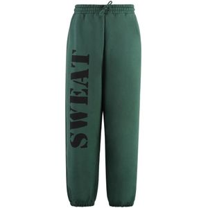 Vetements, Heren, Broeken, Groen, Maat: S Katoen,