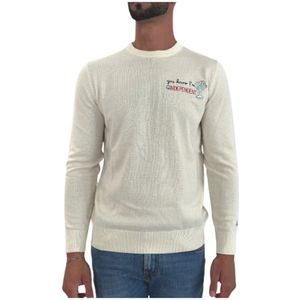 Saint Barth, Heren, Truien, Wit, Maat: XL Wol,