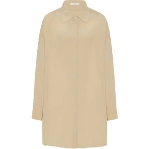 The Row, Dames, Blouses & Shirts, Beige, Maat: 2XS