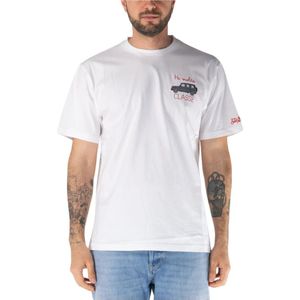 MC2 Saint Barth, Heren, Tops, Wit, Maat: M Katoen,