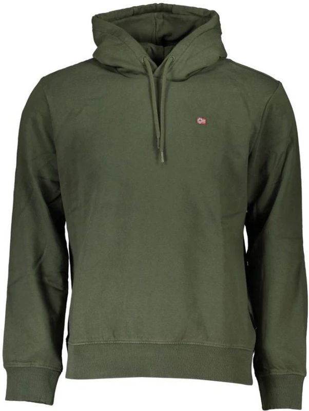 Napapijri - Groene Hoodie - Heren - Katoen