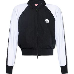 Kenzo, Dames, Sweatshirts & Hoodies, Zwart, Maat: S
