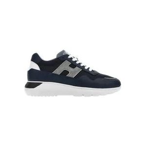 Hogan Blauwe Platte Schoenen , Blue , Heren , Maat: 44 EU