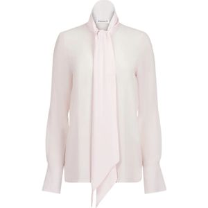 Nina Ricci, Dames, Blouses & Shirts, Roze, Maat: M Zijde,