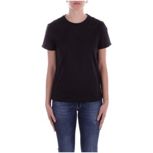 Dondup, Dames, Tops, Zwart, Maat: L Katoen,