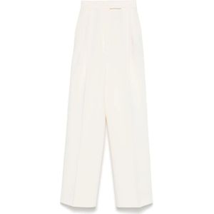 Róhe, Dames, Broeken, Wit, Maat: M Zijde,