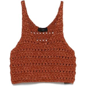 Alanui, Dames, Tops, Bruin, Maat: M