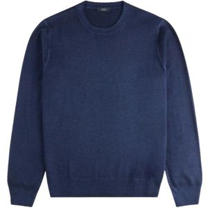 Fay, Heren, Truien, Blauw, Maat: 2XL