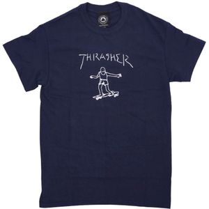 Thrasher, Heren, Tops, Blauw, Maat: XL Katoen,
