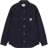 Carhartt Wip, Heren, Overhemden, Blauw, Maat: S