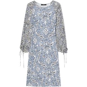 Weekend Max Mara, Dames, Jurken, Veelkleurig, Maat: S Zijde,