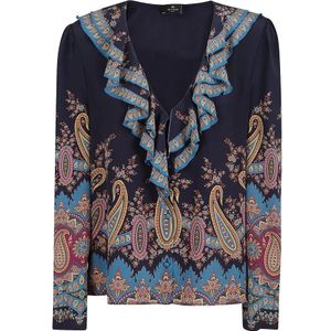 Etro, Dames, Blouses & Shirts, Veelkleurig, Maat: 2XS Zijde,