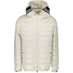 Moncler Heren Puffer Jas , White , Heren , Maat: L