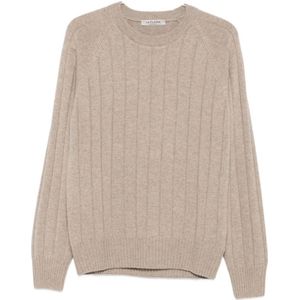 La Fileria, Heren, Truien, Beige, Maat: XL