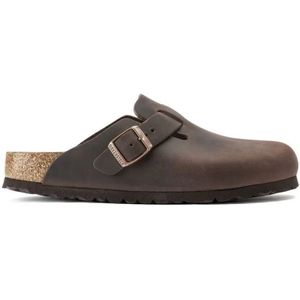 Birkenstock, Dames, Schoenen, Bruin, Maat: 38 EU Leer,