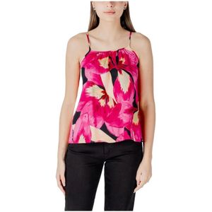 Only, Dames, Tops, Roze, Maat: 2XL Viscose,