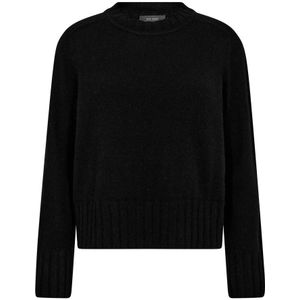 MOS Mosh, Dames, Truien, Zwart, Maat: XS Kasjmier,