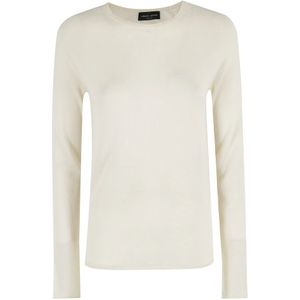 Roberto Collina, Dames, Truien, Wit, Maat: M