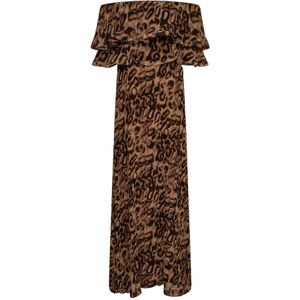 Copenhagen Muse, Dames, Jurken, Bruin, Maat: L Viscose,